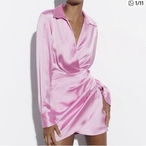ZARA Pale Lilac Mini Dress